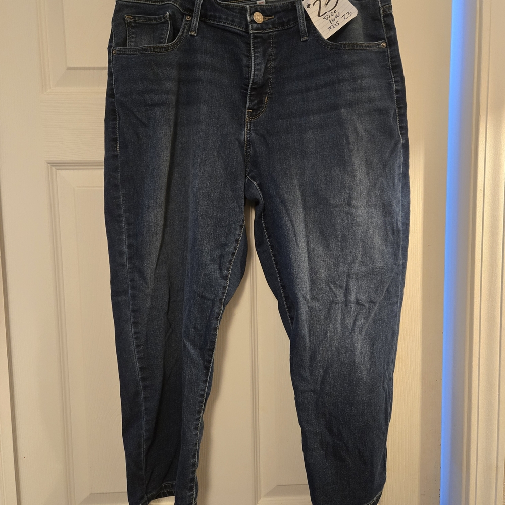 Levi's Womens Denim Straight Jeans